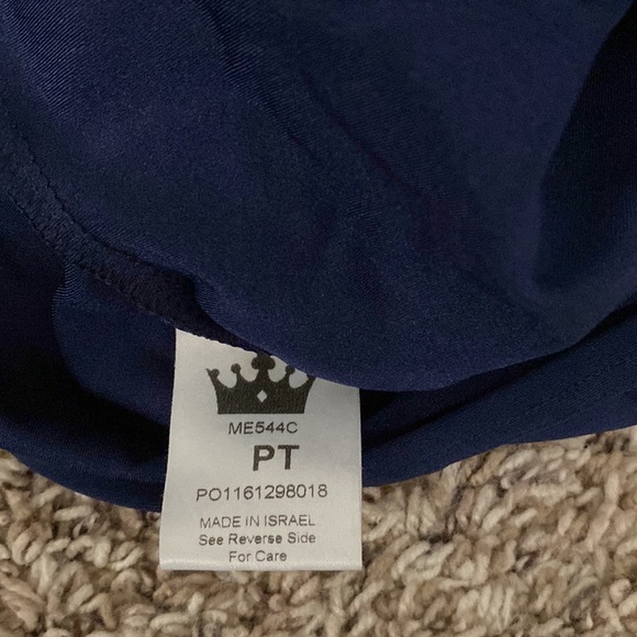 MARIIA navy blue open back leotard - Picture 3 of 3